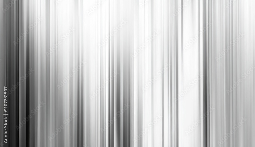 Fototapeta premium Abstract Vertical Lines Pattern with White and Gray. Minimalist Design, Blurred Background.