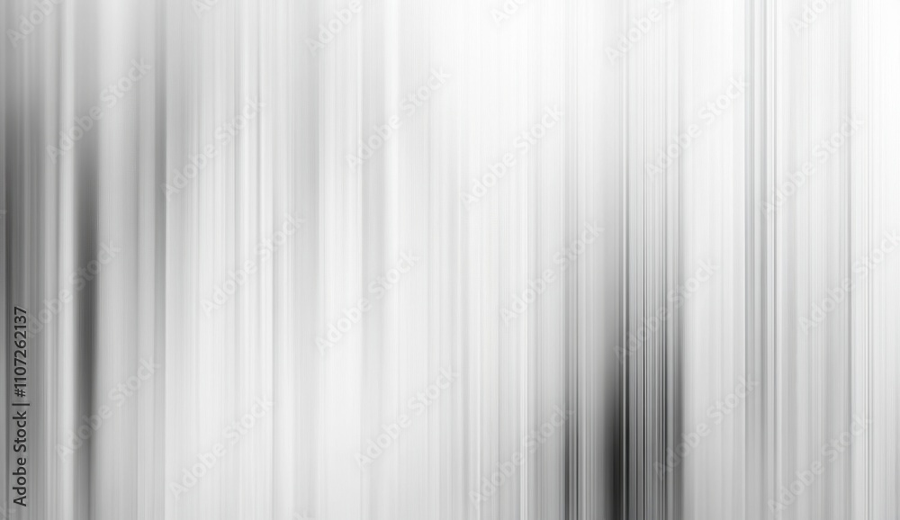 Fototapeta premium Abstract Vertical Lines Pattern with White and Gray. Minimalist Design, Blurred Background.