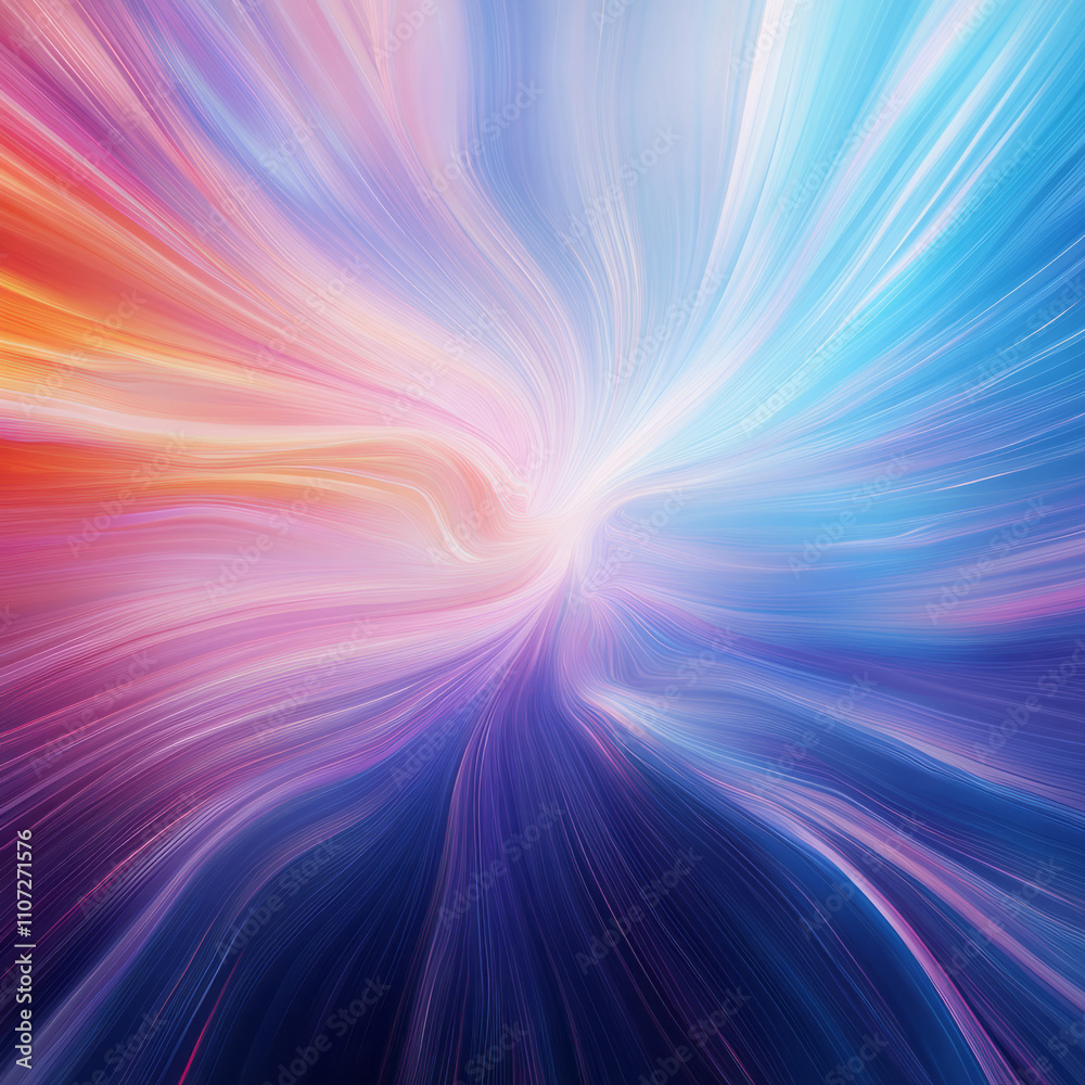 Fototapeta premium abstract background with colorful lines and swirls