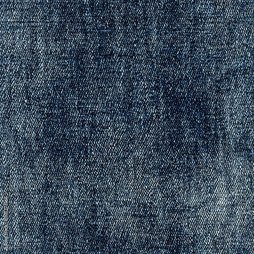 Textured Denim Fabric Surface with Subtle Fading