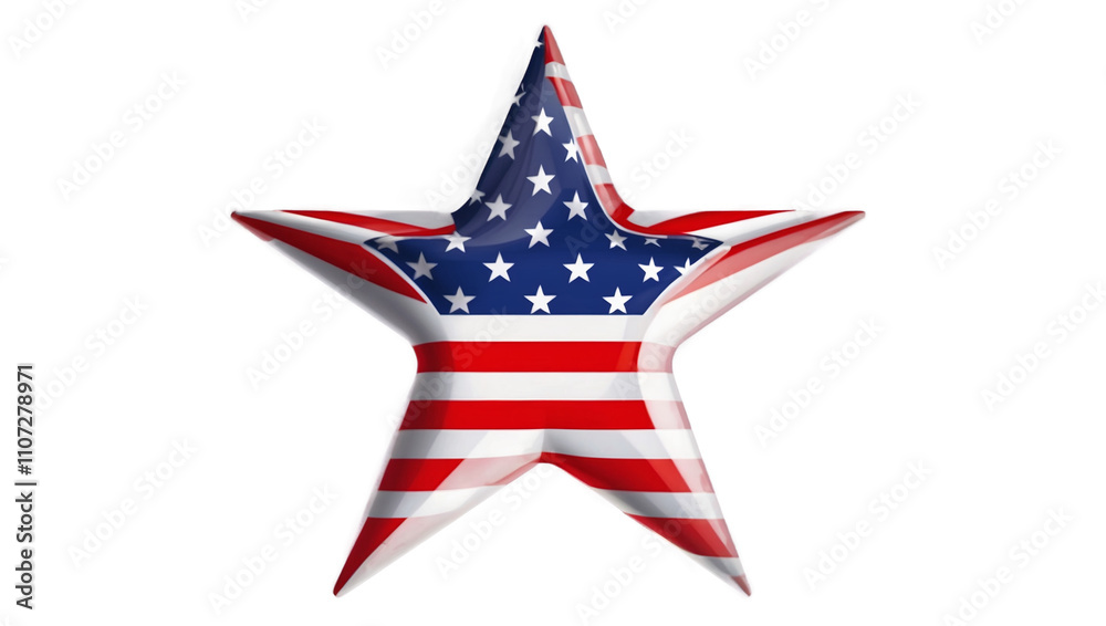 Star-Shaped American Flag Star-Shaped American Flag