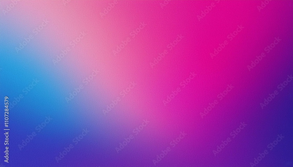 Fototapeta premium Pink magenta blue purple abstract color gradient background grainy texture effect web banner header poster design