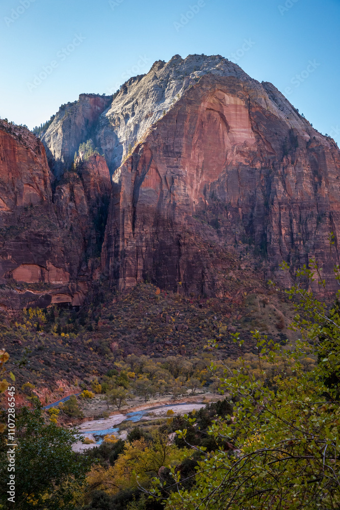 Majestic landscapes of Zion National Park in Utah
