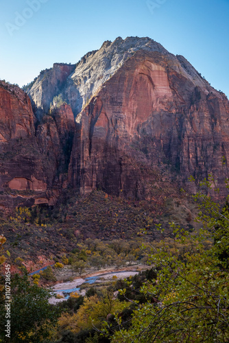 Obraz na płótnie Majestic landscapes of Zion National Park in Utah w salonie