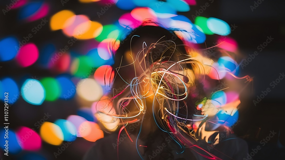 Blur image background. abstract background with defocused lights Blur image background. abstract background with defocused lights