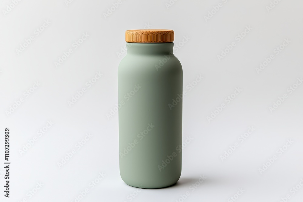 Stylish Modern Green Container with Wooden Lid - A Perfect Addition to Your Kitchen Aesthetic Stylish Modern Green Container with Wooden Lid - A Perfect Addition to Your Kitchen Aesthetic