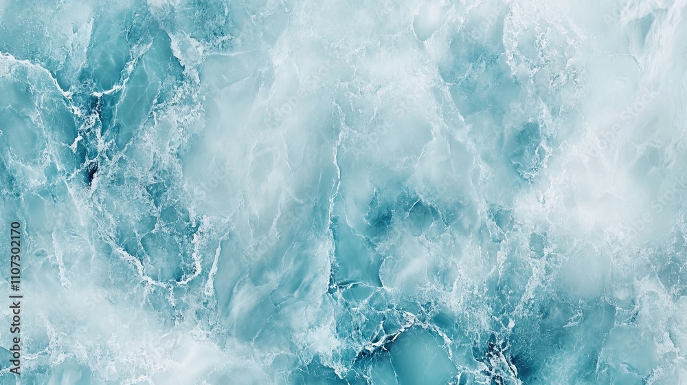 Fototapeta premium Abstract blue marble texture with intricate veining and soft gradients.