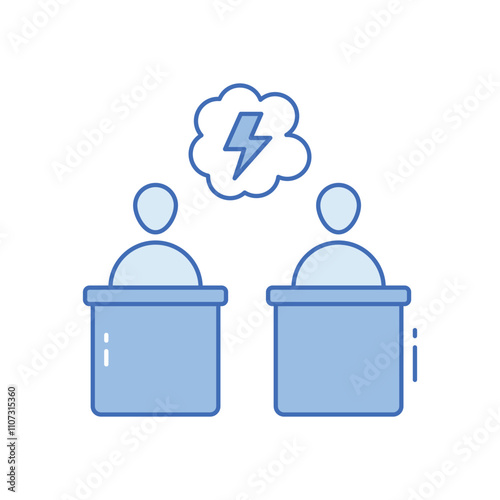 Debate vector icon