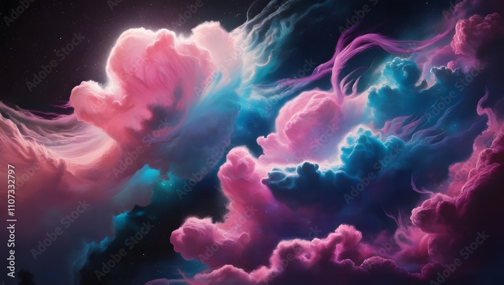 Fototapeta premium Cosmic Nebula Background
