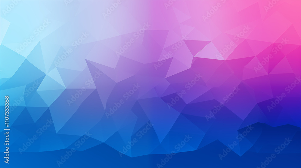 Obraz premium blue and purple gradient background with a geometric pattern, offering a dynamic and modern look for digital art