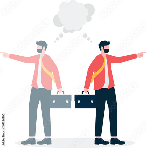 Thinking, doubts, problem ideas, business people brooding, brooding, confused,

