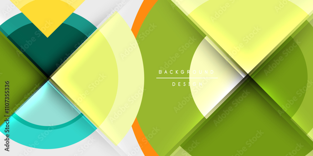 Obraz premium Target circle geometric abstract shapes. Vector Illustration For Wallpaper, Banner, Background, Card, Book Illustration, landing page