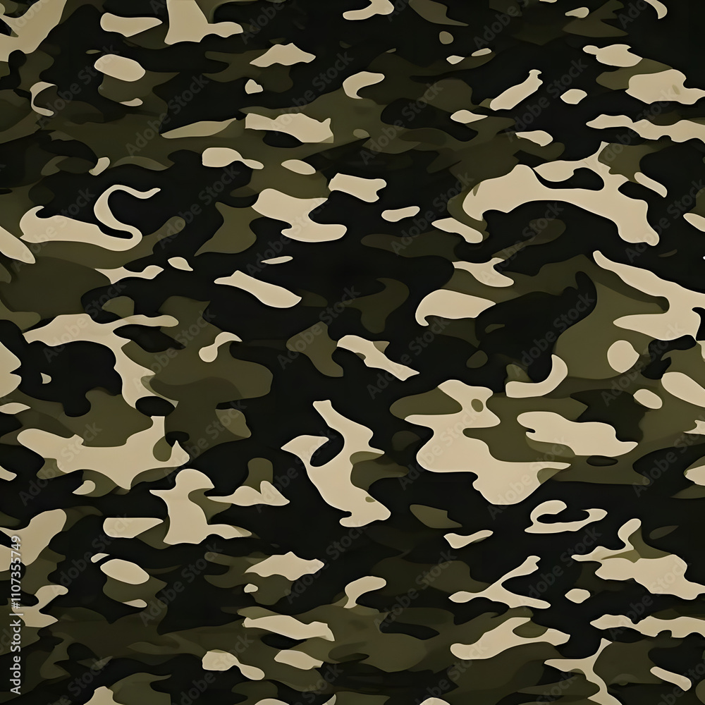 Fototapeta premium camouflage, military style, khaki color, hunting, vector background, stylish design