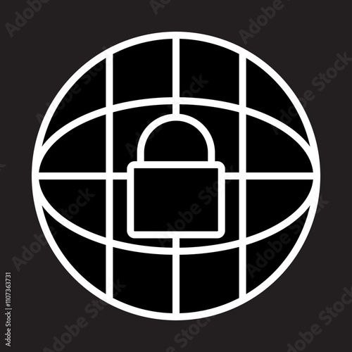 Protected Network icon Design