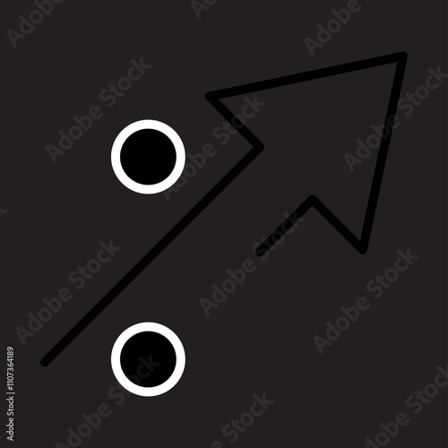 Percentage icon Design