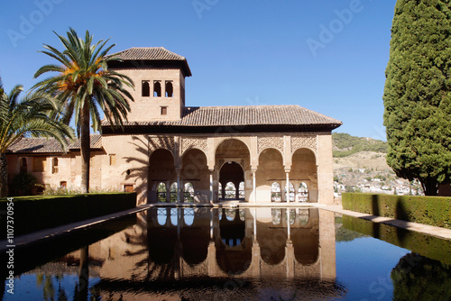 Granada (Spain). Palacio del Partal in the grounds of the Alhambra in Granada photo