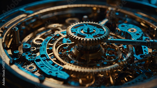 Wallpaper Mural old watch mechanism Torontodigital.ca