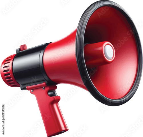 megaphone red