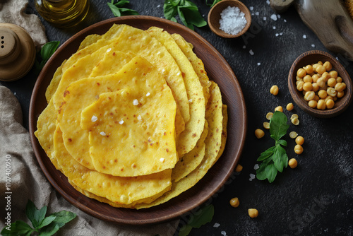 Socca Pancakes – Traditional Chickpea Flour Flatbread with Olive Oil and Sea Salt