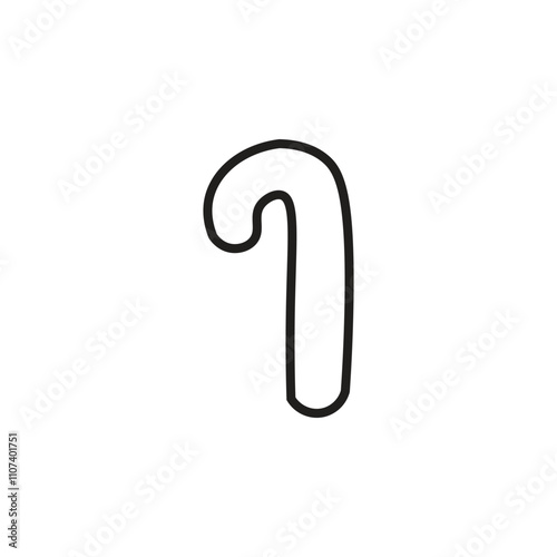 Christmas Candy Cane Icon