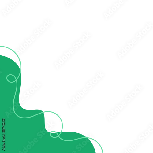 Abstract Blob Corner