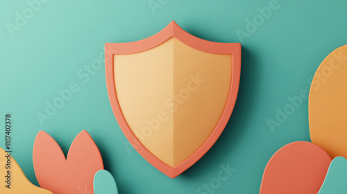Free Download Glossy metal shield icon, vector safety symbol, secure design element - GFXLoad