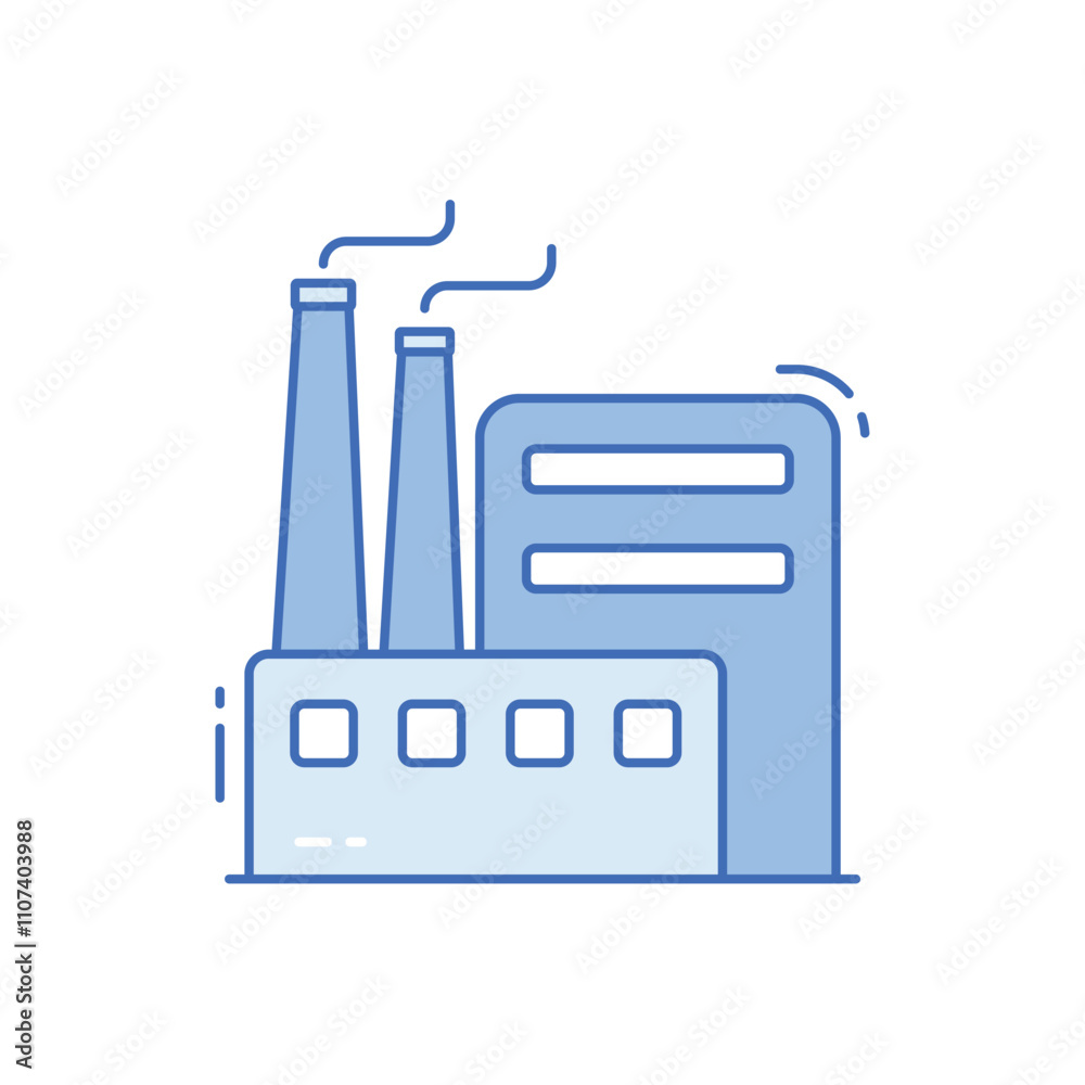 Power plant vector icon Power plant vector icon