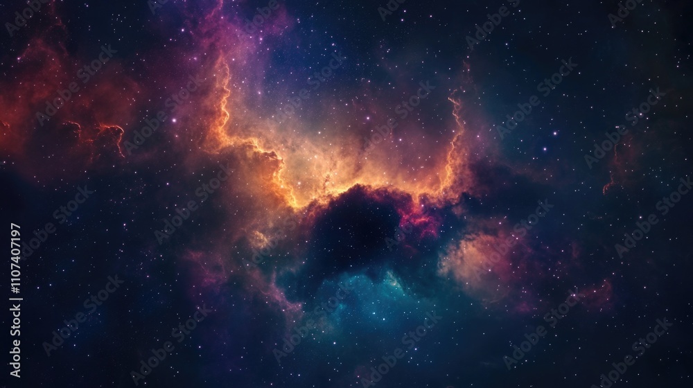 Fototapeta premium Galaxy with stars