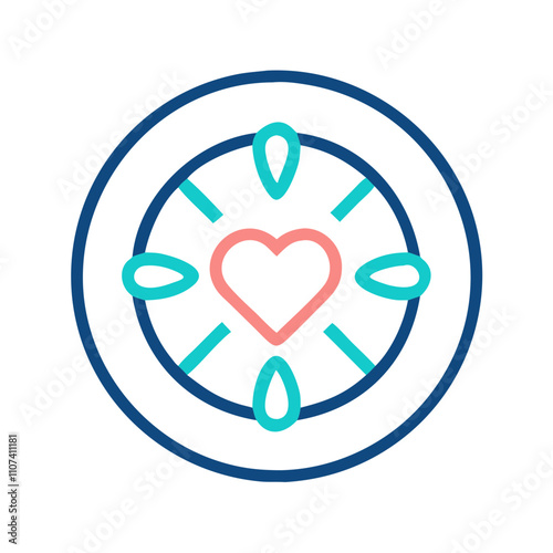 non profit organization logo icon, non profit organization logo vector icon, non profit organization logo flat illustration.