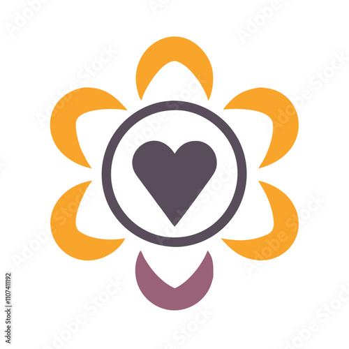 non profit organization logo icon, non profit organization logo vector icon, non profit organization logo flat illustration.