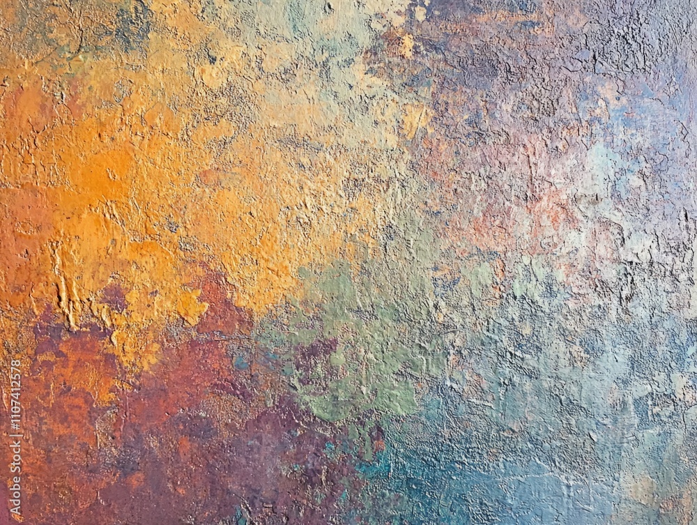 Obraz premium Painted canvas close-up