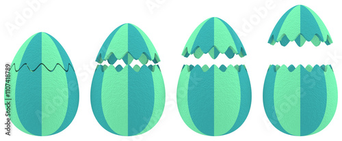 Stages of an Egg Hatching