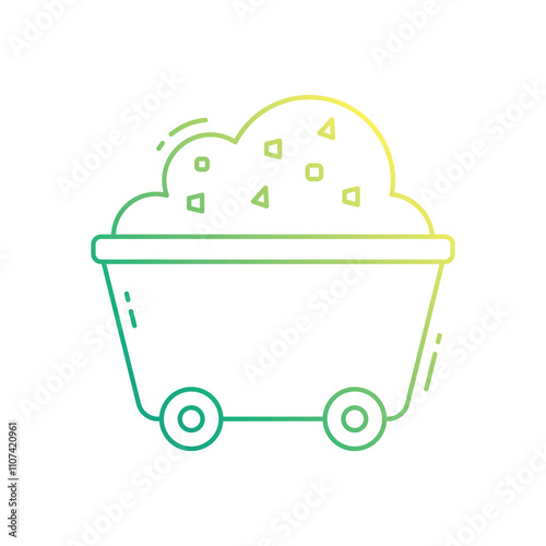 Coal vector icon