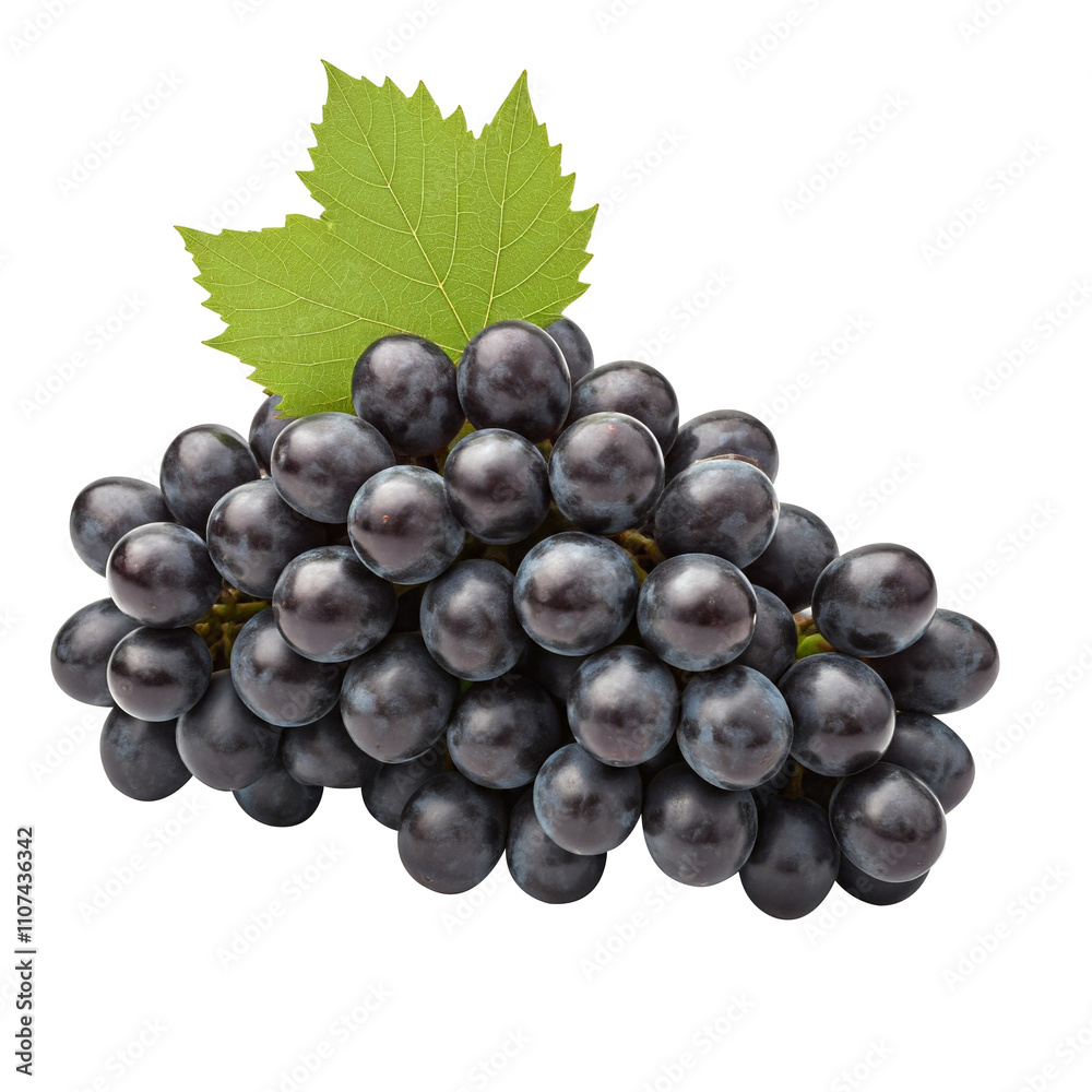 Fototapeta premium bunch of grapes isolated on white