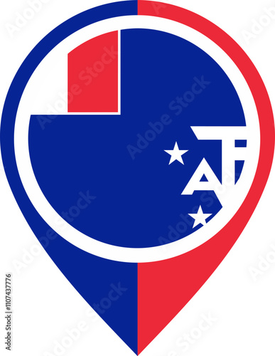 Map Icon Inside French Southern & Antarctic Land Flag Free Download Map Icon Inside French Southern & Antarctic Land Flag - GFXLoad