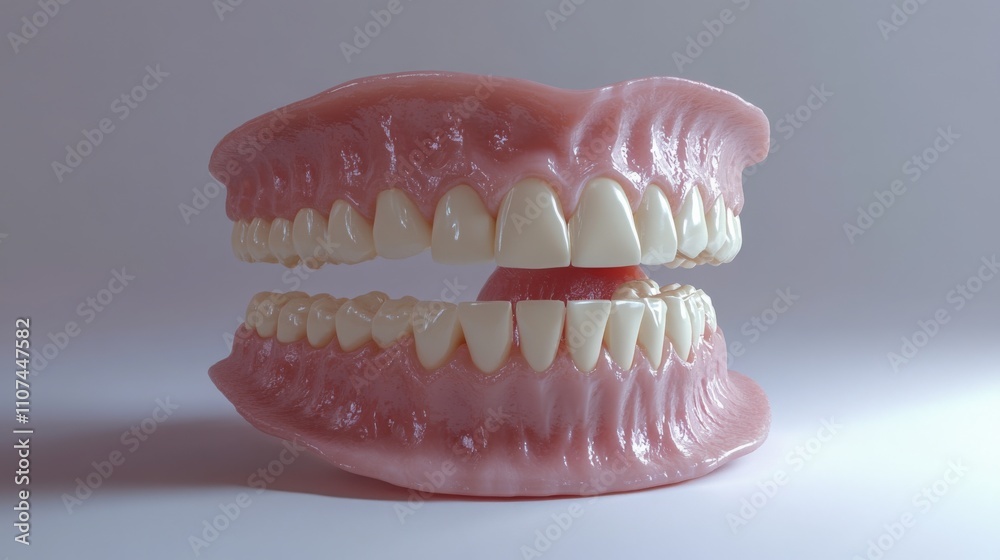 Obraz premium dental implant 3D model. generative 