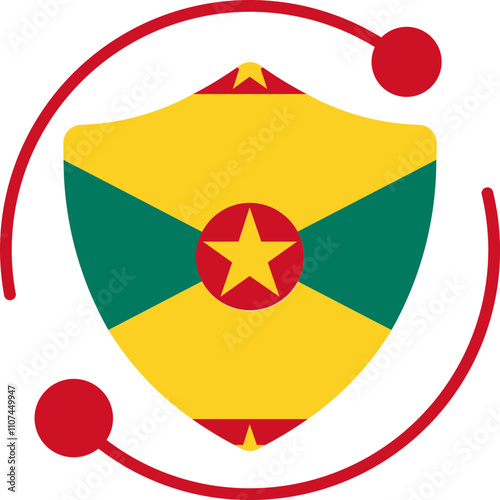Free Download Security Icon in Grenada Flag - GFXLoad
