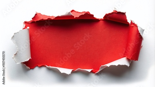 Wallpaper Mural Dramatic red torn paper creates an eye-catching backdrop for fashion photography, enhancing visuals and making promotional materials pop with vivid energy and stylish flair. Torontodigital.ca