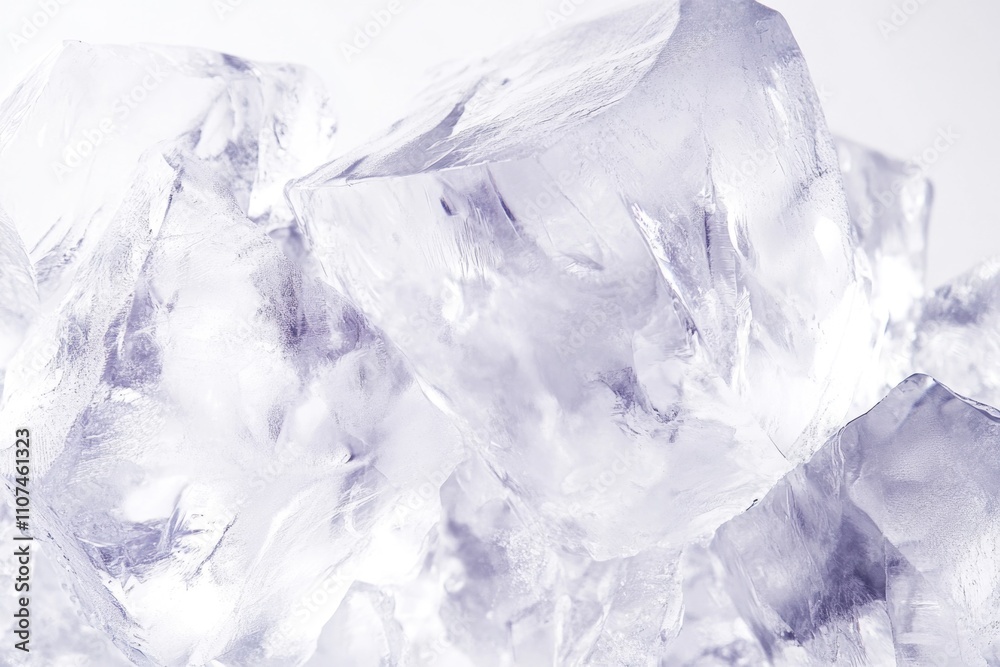 Obraz premium Ice Pile on Table