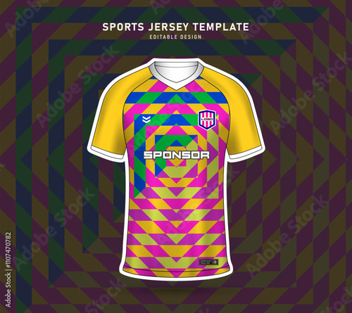 Soccer jersey mockup football t shirt for sublimation