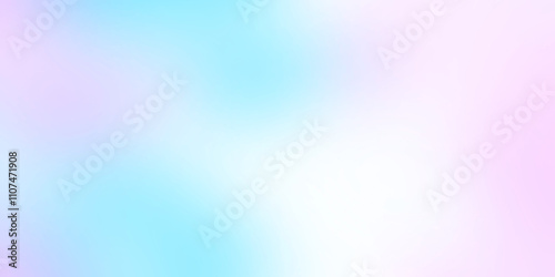 Smooth and blurry colorful gradient mesh background. Modern bright rainbow colors. Easy editable soft colored vector banner template.