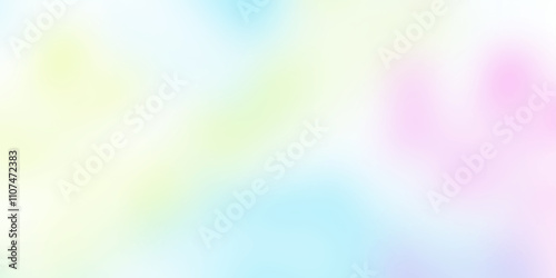 Smooth and blurry colorful gradient mesh background. Modern bright rainbow colors. Easy editable soft colored vector banner template. Vector file