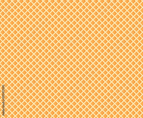 Seamless Vector Wafer Background, Appetizing repeat wafer texture