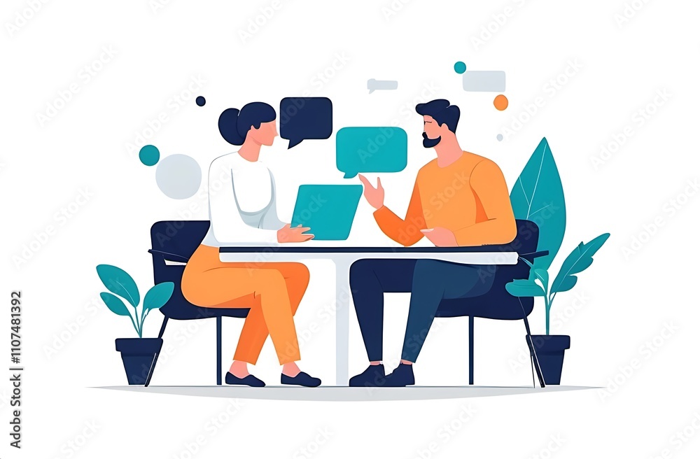 marketing consultation expertise simple and flat illustration on a white background marketing consultation expertise simple and flat illustration on a white background