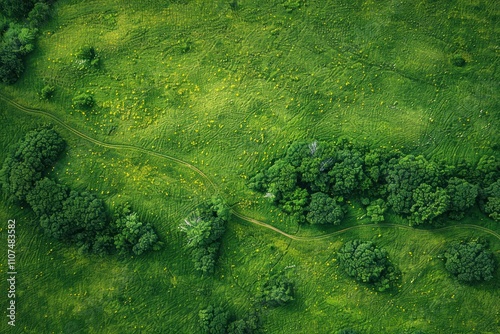 golf course drone photo photo