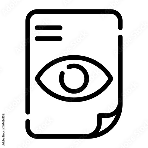 eye line icon