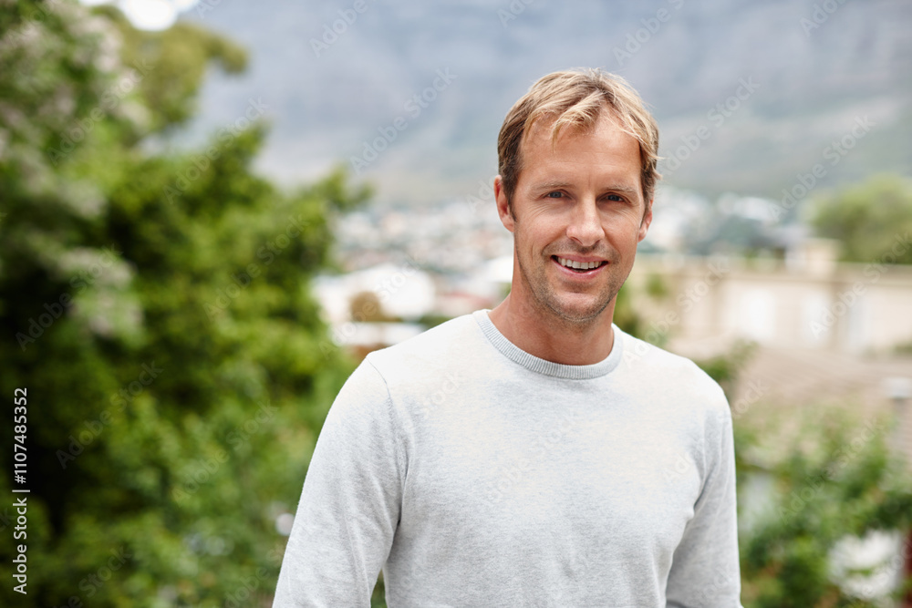 Man, portrait and outdoor city on vacation, tourist and explore or wellness journey in Berlin. Male person, travel and weekend holiday for peace in town, confident guy and adventure trip in nature Man, portrait and outdoor city on vacation, tourist and explore or wellness journey in Berlin. Male person, travel and weekend holiday for peace in town, confident guy and adventure trip in nature
