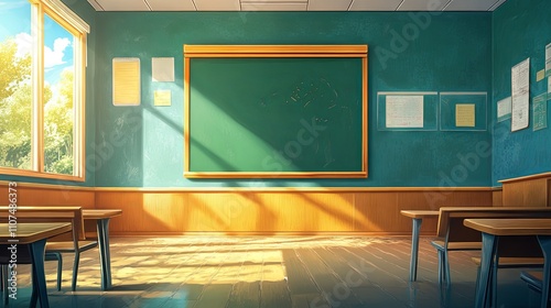 school board background in the modern classroom photo