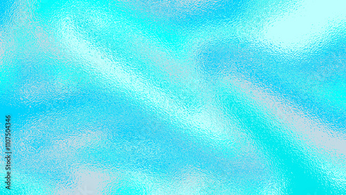 Blue hologram shine effect foil background