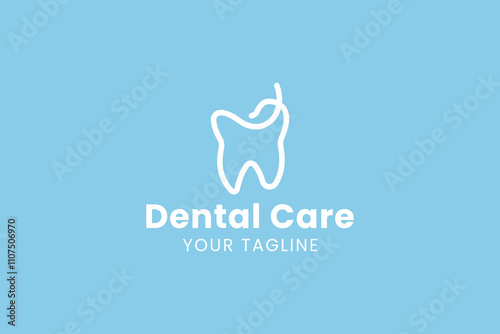 Dental creative idea logo wordmark. Dental Health, dental care and dental clinic. Logo for health, dentist and clinic.